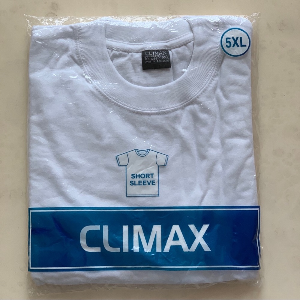 Climax Heavy Short Sleeve Tee Shirt  Size 5 XL.